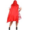 HalloweenCostumes.com Fun Costumes Plus Size Women's Knee Length Red Riding Hood Costume - 4 of 4