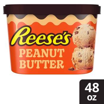 REESE'S Peanut Butter Light Frozen Ice Cream with Reese's Peanut Butter Cups & Peanut Butter Swirl – 48oz