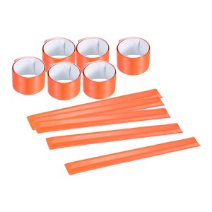 Unique Bargains High Visibility Reflective Arm Wrist Ankle Band for Night Running 12 Pcs - 1 of 4