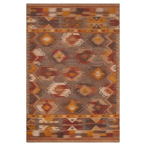 Tribal Design Woven Accent Rug 4