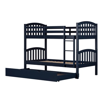 Ulysses Bunk Beds with Trundle Blue - South Shore