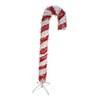 Kurt S. Adler 5' Pre-Lit LED Tinsel Candy Cane - 3 of 4