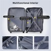 BEAFUP 4-Piece Hardshell Luggage Sets with Bag, Spinner Suitcase with TSA Lock - Lightweight 16", 20", 24", 28" Luggages for Travel - 4 of 4