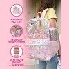 Packed Party Flower Shop Clear Backpack; Women's Fashion Book Bag; For Ladies at School, Work, Travel, and the Beach (Large) - 2 of 4