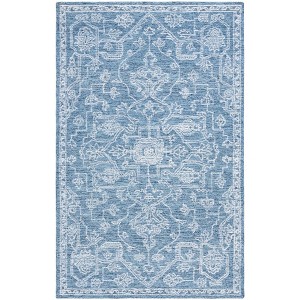 Micro-Loop MLP428 Tufted Indoor Accent Rug - Blue/Ivory - 3'x5'- Safavieh - 1 of 4