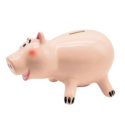 Disney Toy Story Hamm Ceramic Pink Piggy Bank