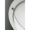 Progress Lighting Portal 1-Light LED Flush Mount, Brushed Nickel, White Acrylic Shade - 4 of 4