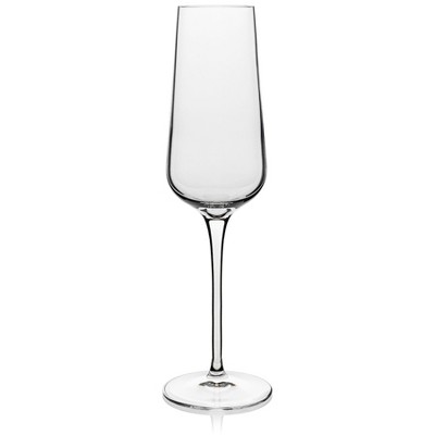 Luigi Bormioli Intenso Crystal 8.25 Ounce Wine Flute, Set of 4