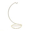 Bards Brand 9.0 Inch Twisted Brass Hanger 9.0 In Christmas Ornament Stand , Christmas Decor Ornament Stand Hook (1PC) - 2 of 2