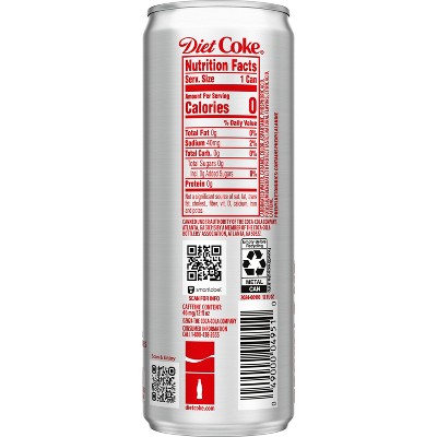 Diet Coke - 12 fl oz Slim Can