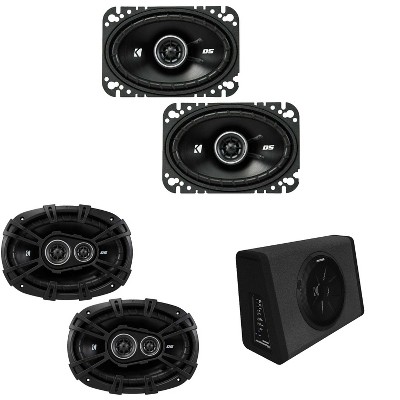 Kicker 11PT250 Truck Enclosure & DSC69304 DS-Series 6x9" & 43DSC4604 4x6"  Bundle