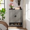 Tribesigns 7-Tier Wooden Shoe Cabinet - 3 of 4
