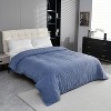 Solid color checkered cooling blanket,a new favorite for summer sleep,an excellent choice for summer sleep,washable - 3 of 4