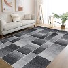 Area Rug Modern Geometric Patchwork , Indoor Rugs for Living Room, Bedroom, Throw Carpet Floor Decor for Entryway Dining Room Office Nursery - 2 of 4