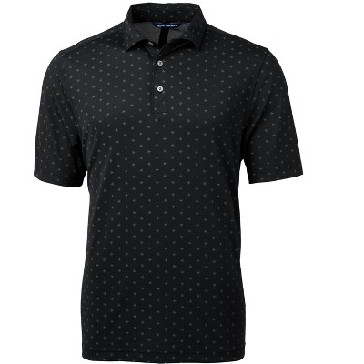 Cutter & Buck Virtue Eco Pique Tile Print Recycled Mens Big & Tall Polo ...