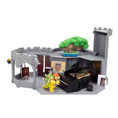 Детские фигурки Nintendo The Super Mario Galaxy Movie – Deluxe Bowser Castle Playset with 1.5” Bowser Figure, Piano, Bonsai Tree, Heat-Activated paintings and more — фото 8