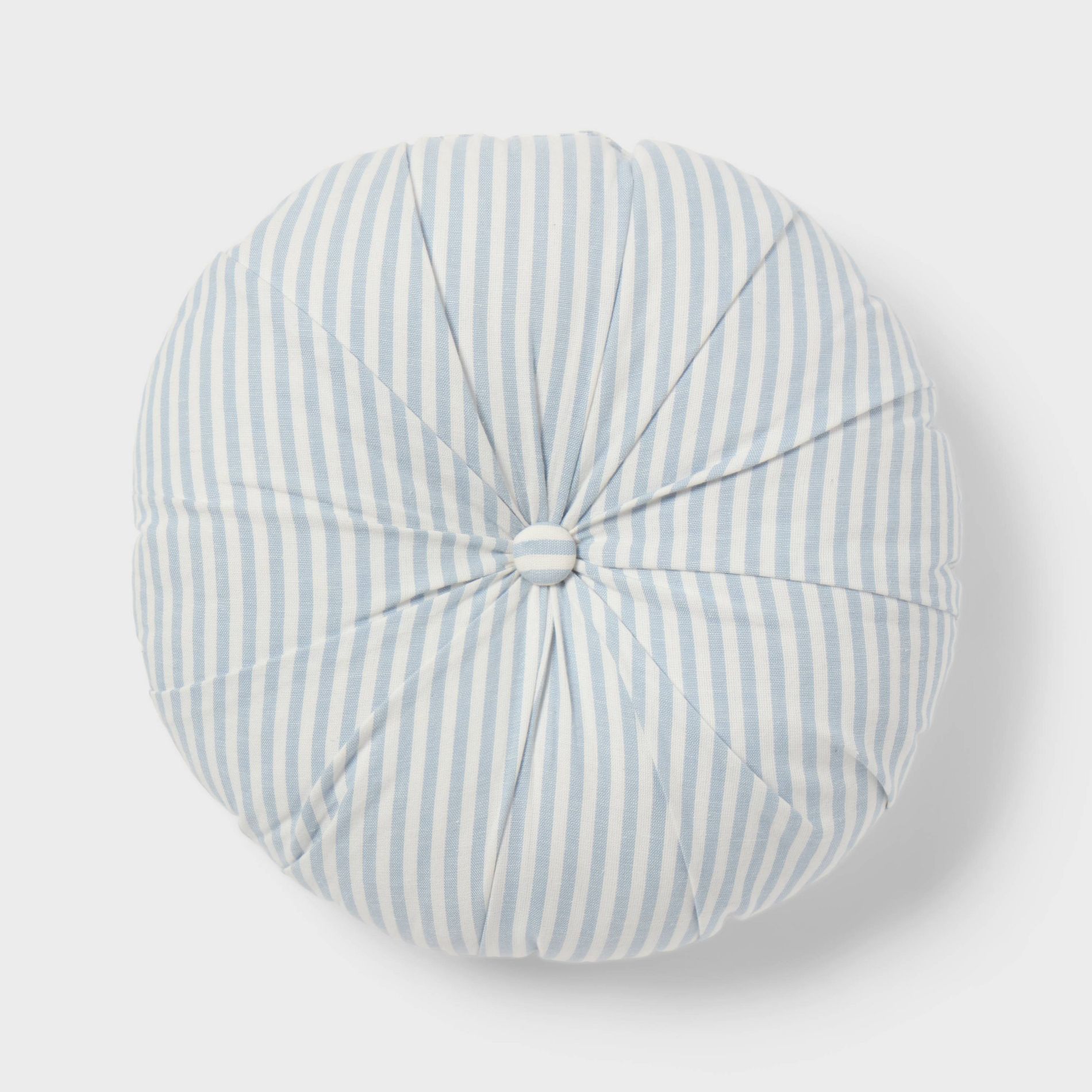 16"x16" Round Striped Decorative Throw Pillow Blue for Dorm - Threshold™
