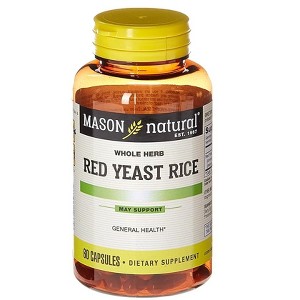 Mason Natural Red Yeast Rice 1200mg, Capsules - 60 Count - 1 of 4