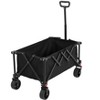 Folding Wagon Cart with All Terrain Wheels,Heavy Duty Garden Carts with Adjustable Handle - 4 of 4