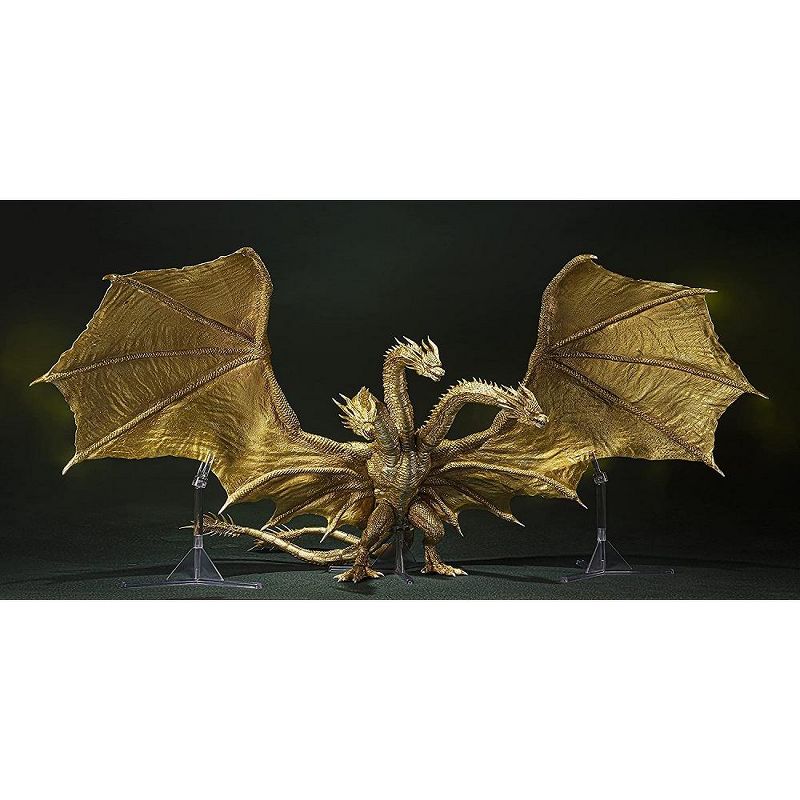 Bandai Spirts Godzilla: King of the Monsters S.H.MonsterArts King Ghidorah (Special Color Version) Action Figure, 2 of 4
