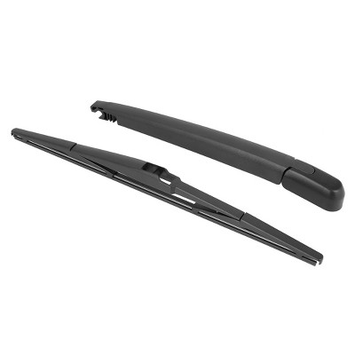 X-Autohaux Plastic Rubber for Kia Carens 2007-2012 Windshield Wipers 13.98" Black