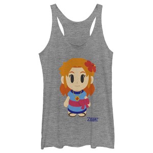 Women's Nintendo Legend of Zelda Link's Awakening Marin Avatar Racerback Tank Top - 1 of 3