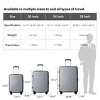 FURNIinspire Bag And Luggage Sets 3 Piece Suitcases with Wheels, Family-Friendly Travel Luggage, Lightweight Suitcase Set, Grey, 20.47"*11.22"*29.33" - 3 of 4
