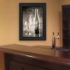 "Moody Gray Wine Glass Still Life" by Bluebird Barn, Ready to Hang Framed Print, Black Frame - 2 of 4