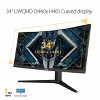 ASUS TUF VG34VQL1B 34" 3440x1440 UWQHD 1ms 165Hz Curved Desktop Monitor - 2 of 4