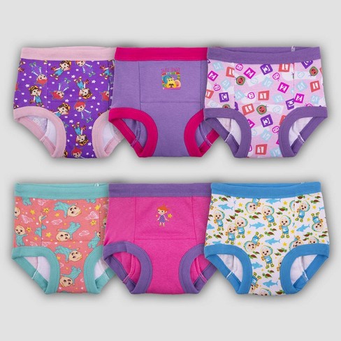 Toddler Girls' CoComelon 6pk Training underwear 3T