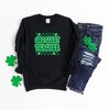 Simply Sage Market Women's Graphic Sweatshirt Checkered Lucky Teacher - 3 of 3