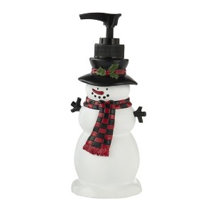 SKL Home Saturday Knight Ltd Woodland Winter Lotion/Soap Dispenser - 7.22x2.85x3.26, Red - 1 of 3