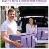 Moving Bags Heavy Duty Lavender Purple – Large Packing Bags for Moving, Extra Large Storage Totes with Zippers - 4 of 4
