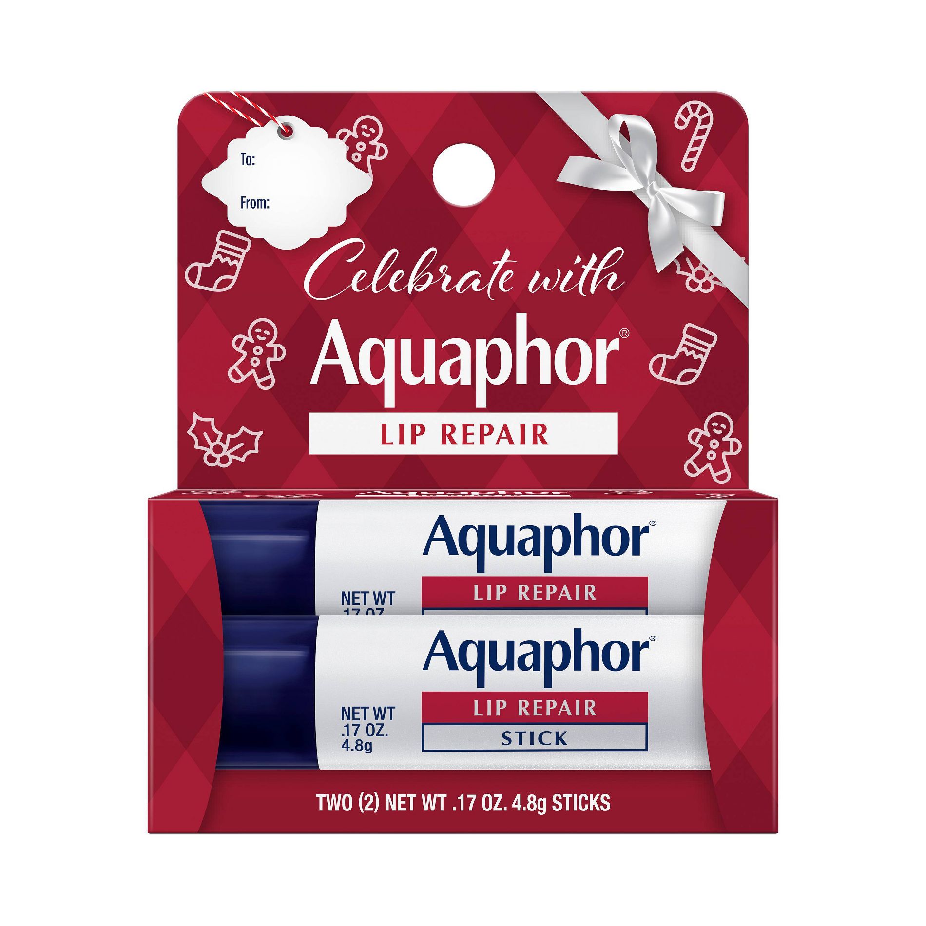 Aquaphor Lip Repair Stick Lip Balm - Dual Pack - 0.34oz