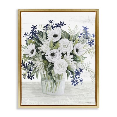 Stupell Industries Mixed White Anemone Vase, 17" x 21"
