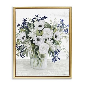 Stupell Industries Mixed White Anemone Vase, 17" x 21" - 1 of 4
