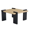 31.5"Modern Minimalist Square MDF Coffee Table-Compact for Small Spaces, Easy Assembly - 2 of 4