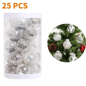 GustoWave Christmas Tree Ornaments Sets, 25 Pcs Christmas Decoration Balls for Holiday, Wedding, Party - 1 of 4
