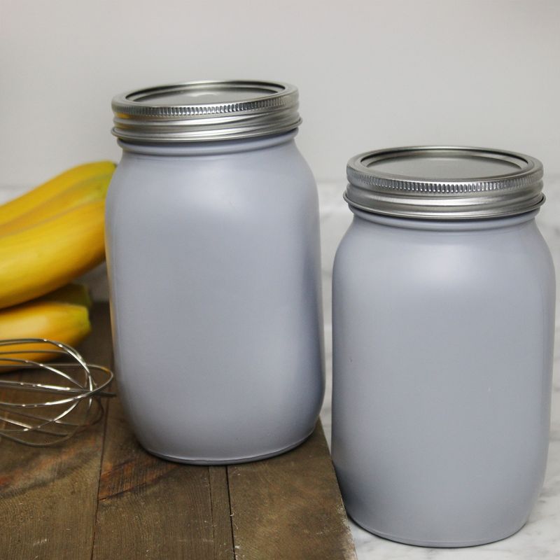 Darware Farmhouse Colored Mason Jars Set; Home Decor and Storage Wide Mouth Decorative Mason Jars, 2 of 8