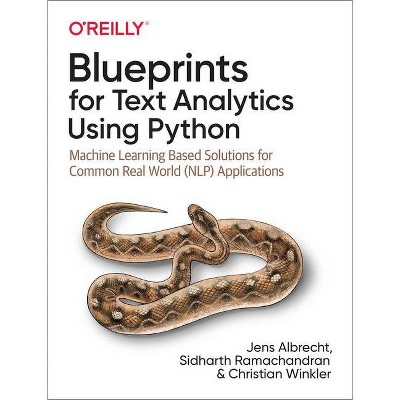 Blueprints for Text Analytics Using Python - by  Jens Albrecht & Sidharth Ramachandran & Christian Winkler (Paperback)