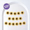 Big Dot of Happiness Sunflower Garland Banner, Yellow Birthday Party Decor, Bridal or Baby Shower Backdrop, 30 Feet of Cord, 15 Paper Sunflower Shapes - 2 of 4