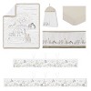 Sweet Jojo Designs 6p Gender Neutral Unisex Crib Bedding + BreathableBaby Breathable Mesh Liner Anti Bumper Pad Serengeti Animals Beige White - 2 of 4