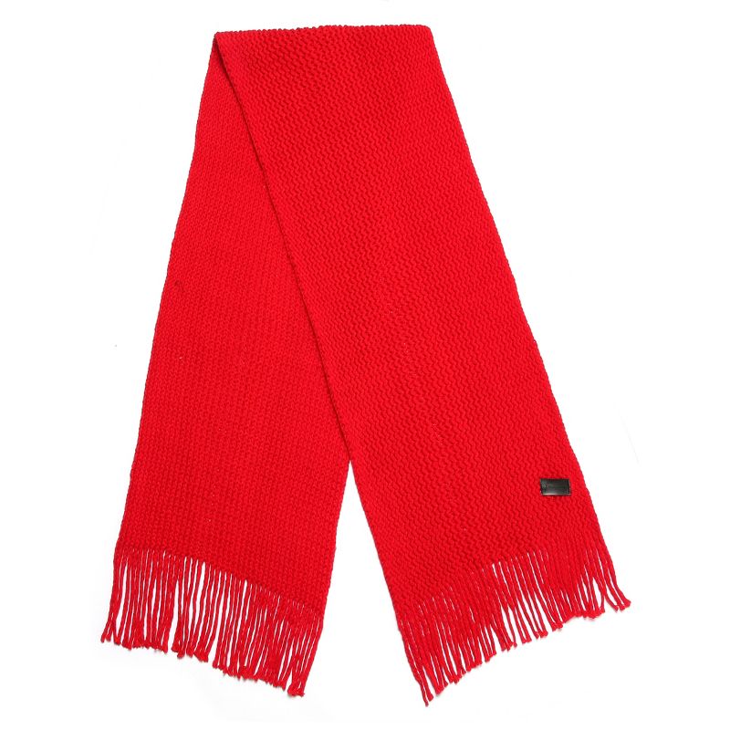 Mio Marino | Wide Knit Ribbed Scarf, 1 of 5