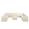 163.39" Modern Minimalist Corduroy U-Shape Modular Sectional Sofa, No Assembly Needed, 12-piece Free Combination Sofa - 3 of 4