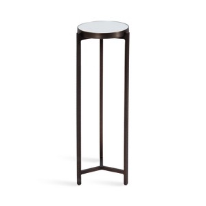 Kate and Laurel Aguilar Glam Drink Table, 9x9x23, Bronze - 1 of 4