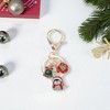 Unique Bargains Christmas Keychain Double Ring Lobster Clasp Zinc Alloy 3.15" 1 Pc - 4 of 4