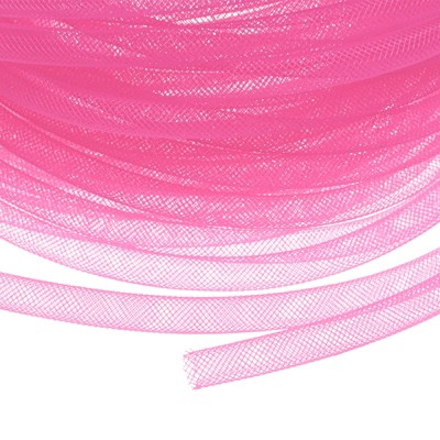 Unique Bargains Elastic Fabric Durable Mesh Tubing Multipurpose Use Waterproof Mesh Tube Ribbon 1 Pc