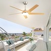 Sofucor 52'' Ceiling Fans with Lights and Remote for Living Room Patio Silver+Yellow - 3 of 4