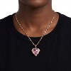 Titanium Steel Necklace with Pendant "Heart of the Sea" Multicolor, Rose Gold - 3 of 4