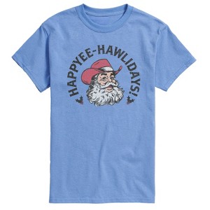 Men's - Instant Message - Happyee Hawlidays Short Sleeve Graphic T-Shirt - 1 of 4